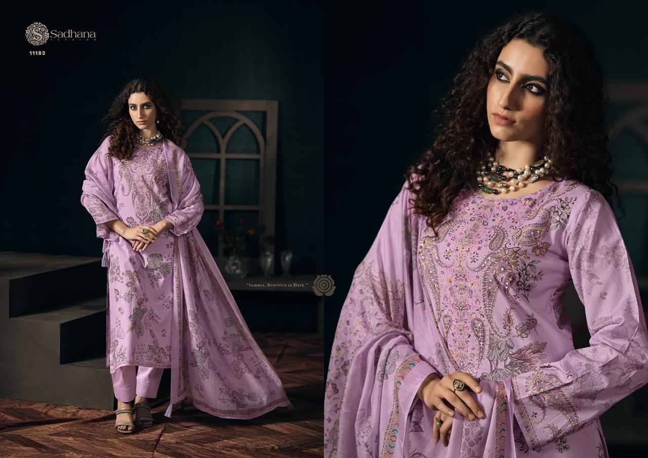 GULZAR By SADHANA FASHION 11179 to 11184 Series Beautiful Pakistani Suits Colorful Stylish Fancy Casual Wear & Ethnic Wear Pure Lawn Cotton Dresses At Wholesale Price